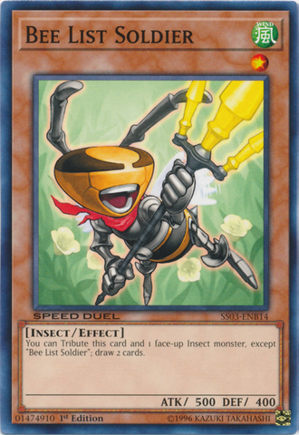 Bee List Soldier [SS03-ENB14] Common Yu-Gi-Oh!