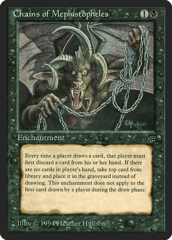 Chains of Mephistopheles [Legends] Magic: The Gathering