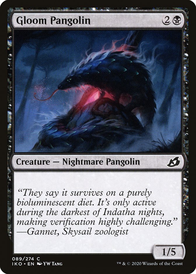 Gloom Pangolin [Ikoria: Lair of Behemoths] Magic: The Gathering