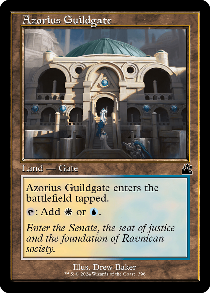 Azorius Guildgate (Retro Frame) [Ravnica Remastered] Magic: The Gathering