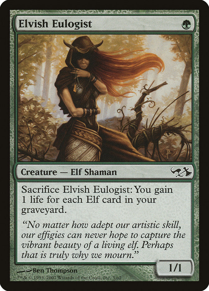 Elvish Eulogist [Duel Decks: Elves vs. Goblins] Magic: The Gathering