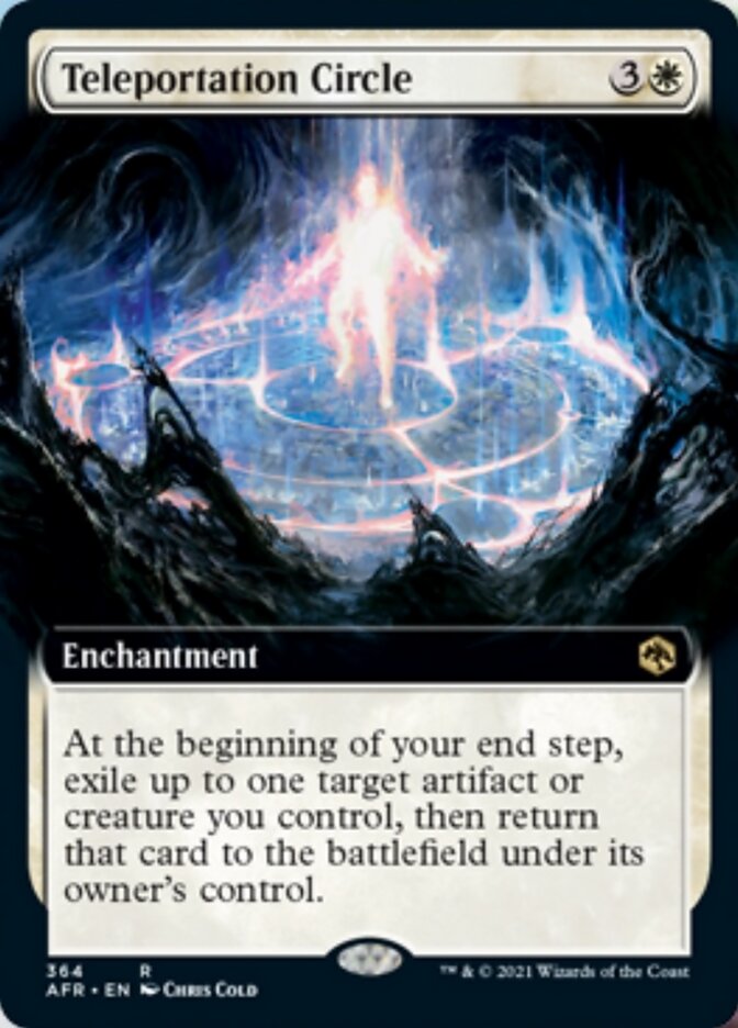 Teleportation Circle (Extended Art) [Dungeons & Dragons: Adventures in the Forgotten Realms] Magic: The Gathering