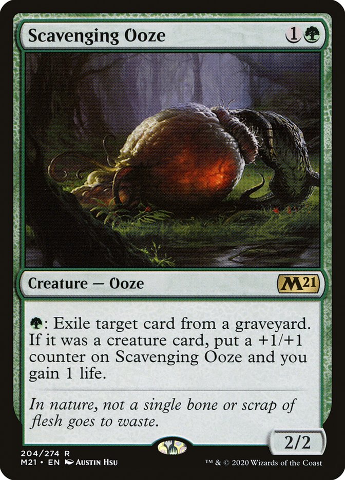 Scavenging Ooze [Core Set 2021] Magic: The Gathering