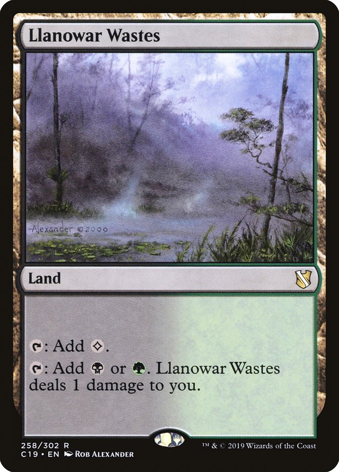 Llanowar Wastes [Commander 2019] Magic: The Gathering