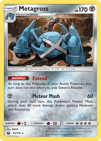 Metagross (95/168) [Sun & Moon: Celestial Storm] Pokémon