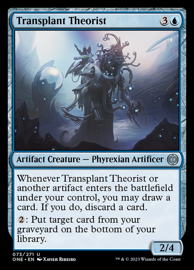 Transplant Theorist [Phyrexia: All Will Be One] Magic: The Gathering