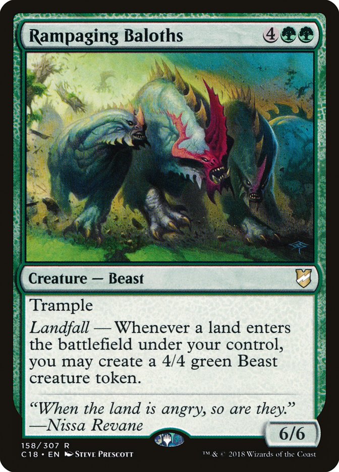 Rampaging Baloths [Commander 2018] Magic: The Gathering