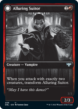 Alluring Suitor // Deadly Dancer [Innistrad: Double Feature] Magic: The Gathering