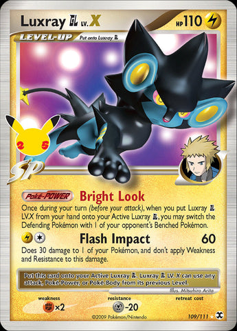 Luxray GL LV.X (109/111) [Celebrations: 25th Anniversary - Classic Collection] Pokémon