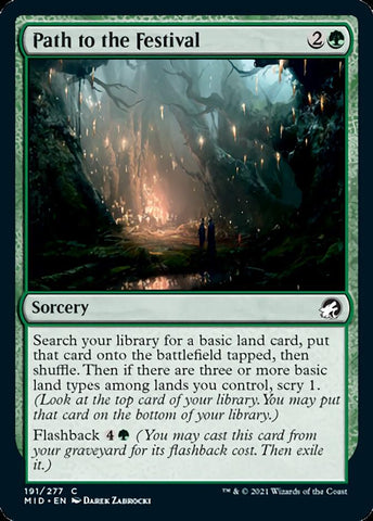Path to the Festival [Innistrad: Midnight Hunt] Magic: The Gathering