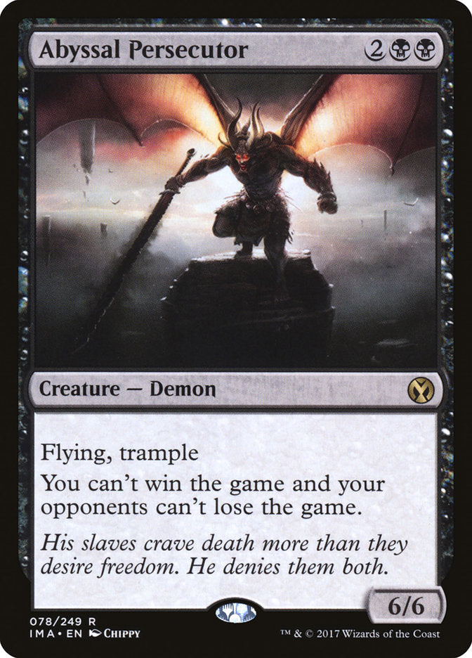 Abyssal Persecutor [Iconic Masters] Magic: The Gathering