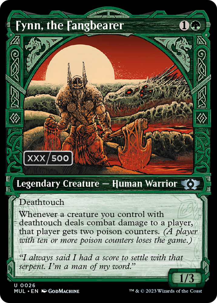 Fynn, the Fangbearer (Serialized) [Multiverse Legends] Magic: The Gathering