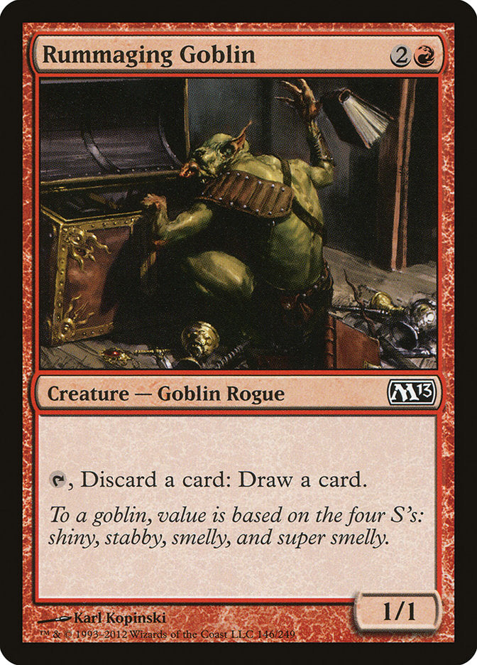 Rummaging Goblin [Magic 2013] Magic: The Gathering