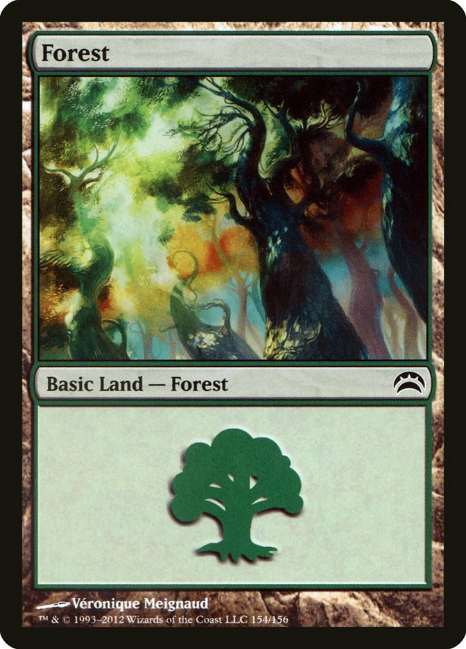 Forest (154) [Planechase 2012] Magic: The Gathering