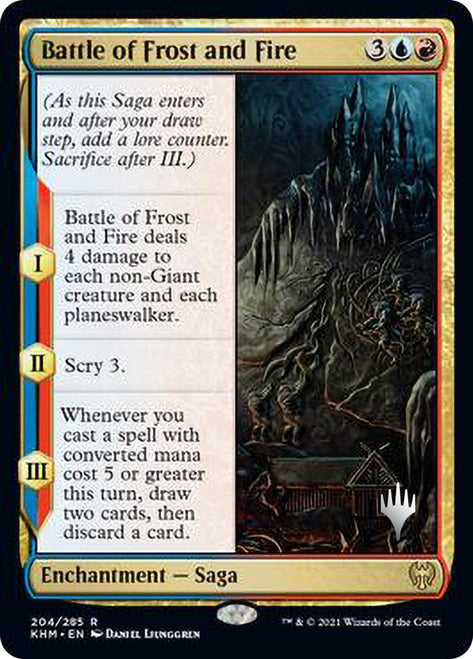 Battle of Frost and Fire (Promo Pack) [Kaldheim Promos] Magic: The Gathering