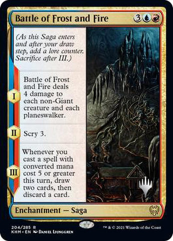 Battle of Frost and Fire (Promo Pack) [Kaldheim Promos] Magic: The Gathering