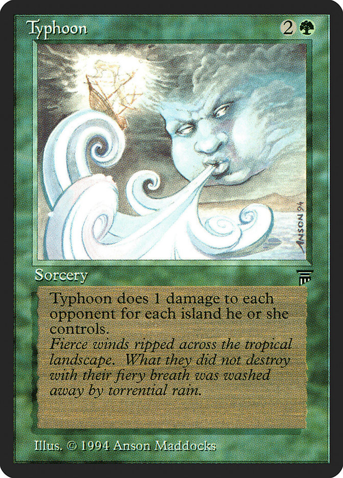 Typhoon [Legends] Magic: The Gathering