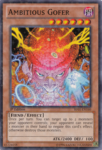 Ambitious Gofer [BP01-EN160] Starfoil Rare Yu-Gi-Oh!