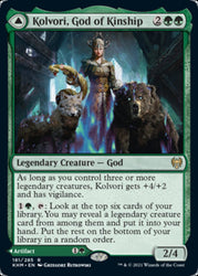 Kolvori, God of Kinship // The Ringhart Crest [Kaldheim] Magic: The Gathering