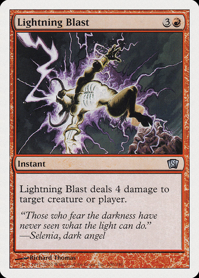 Lightning Blast [Eighth Edition] Magic: The Gathering