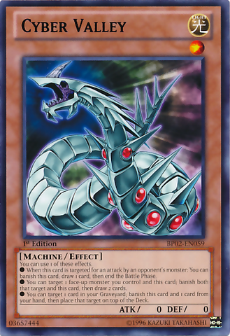Cyber Valley [BP02-EN059] Rare Yu-Gi-Oh!