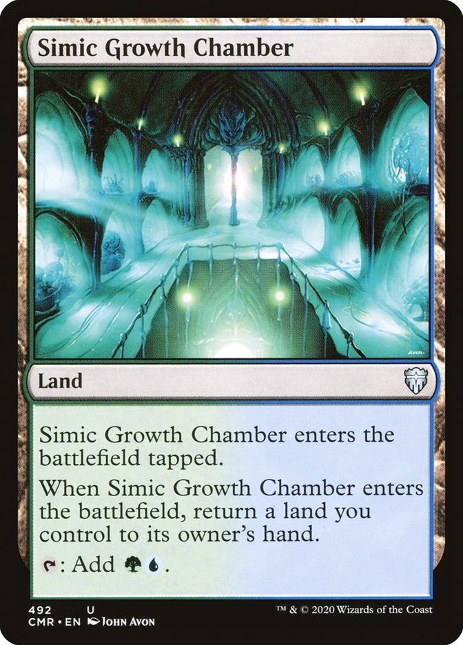 Simic Growth Chamber [Commander Legends] Magic: The Gathering