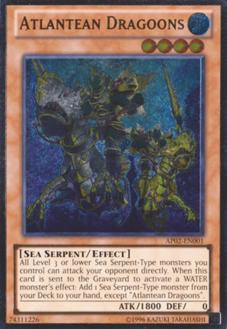 Atlantean Dragoons [AP02-EN001] Ultimate Rare Yu-Gi-Oh!
