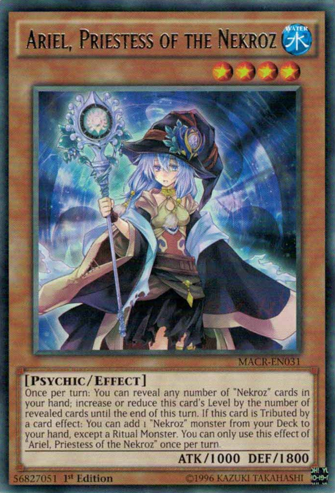 Ariel, Priestess of the Nekroz [MACR-EN031] Rare Yu-Gi-Oh!