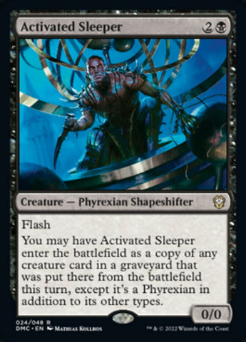 Activated Sleeper [Dominaria United Commander] Magic: The Gathering