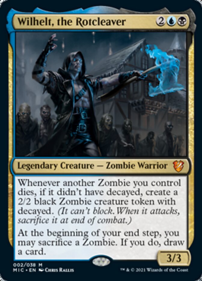 Wilhelt, the Rotcleaver (Display Commander) [Innistrad: Midnight Hunt Commander] Magic: The Gathering