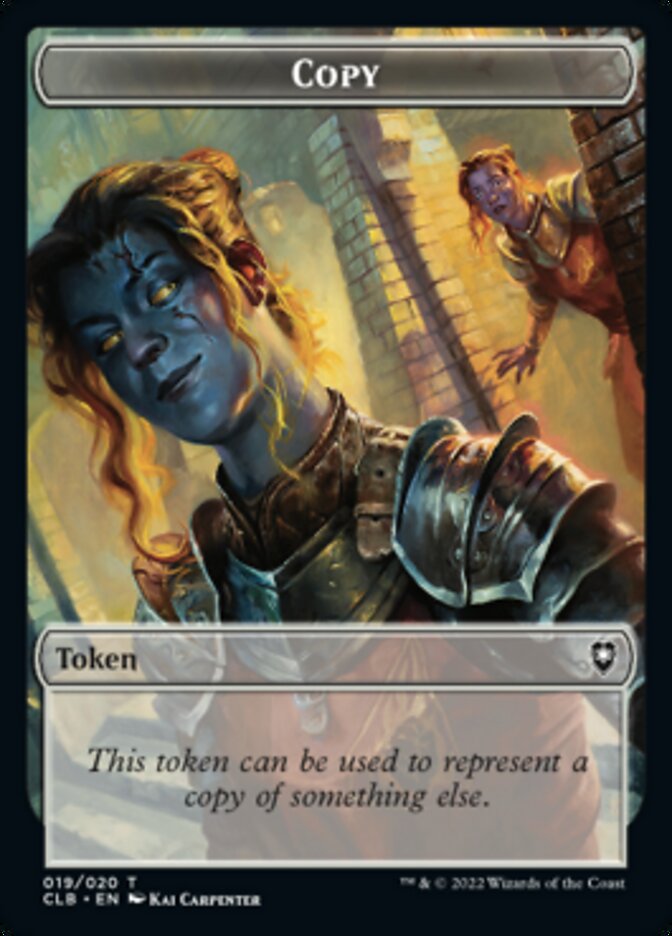Rowan Kenrith Emblem // Copy Double-Sided Token [Commander Legends: Battle for Baldur's Gate Tokens] Magic: The Gathering