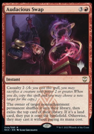 Audacious Swap (Promo Pack) [Streets of New Capenna Commander Promos] Magic: The Gathering