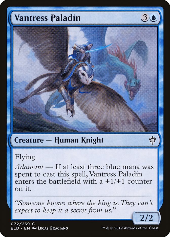 Vantress Paladin [Throne of Eldraine] Magic: The Gathering