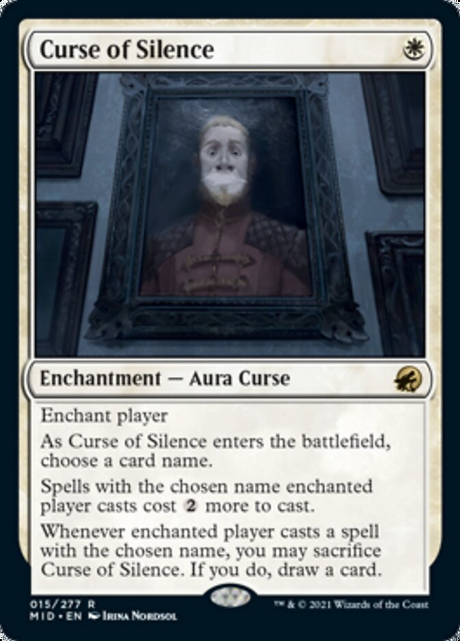 Curse of Silence [Innistrad: Midnight Hunt] Magic: The Gathering
