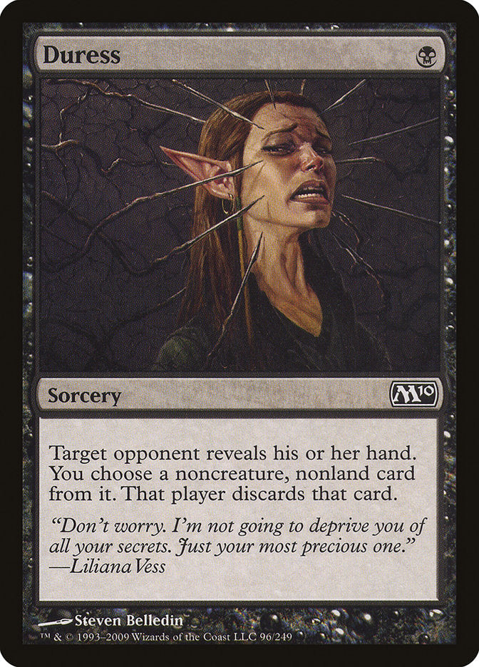 Duress [Magic 2010] Magic: The Gathering