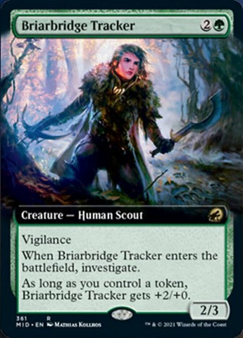 Briarbridge Tracker (Extended Art) [Innistrad: Midnight Hunt] Magic: The Gathering