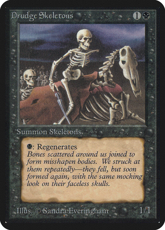 Drudge Skeletons [Alpha Edition] Magic: The Gathering