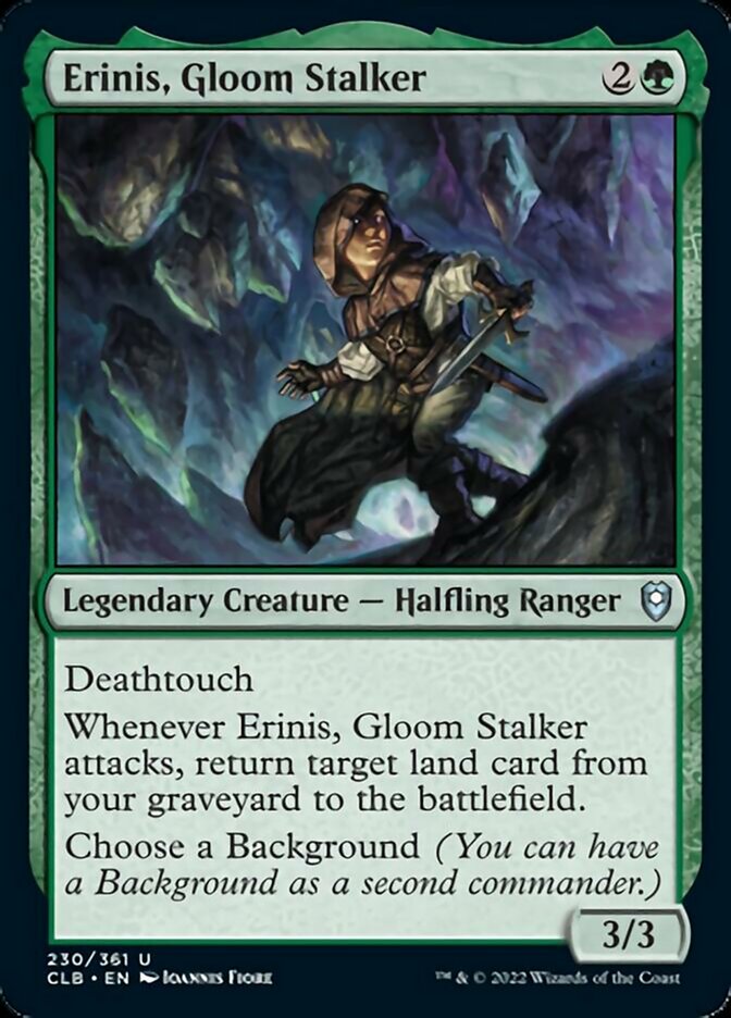 Erinis, Gloom Stalker [Commander Legends: Battle for Baldur's Gate] Magic: The Gathering