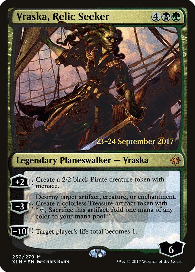 Vraska, Relic Seeker [Ixalan Prerelease Promos]