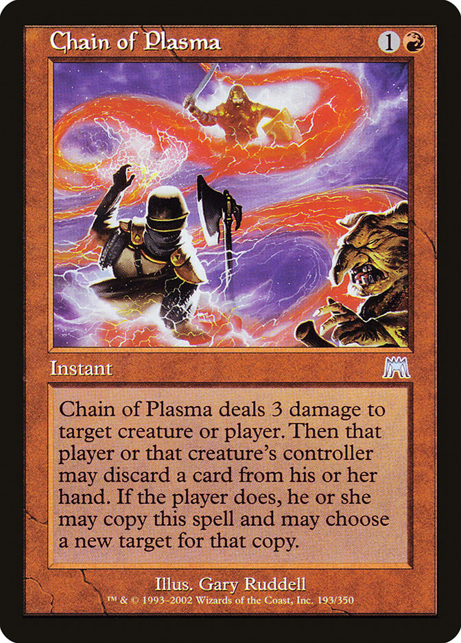 Chain of Plasma [Onslaught] Magic: The Gathering