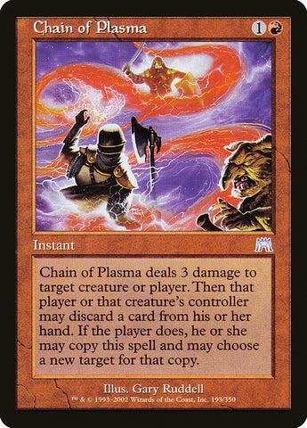 Chain of Plasma [Onslaught] Magic: The Gathering