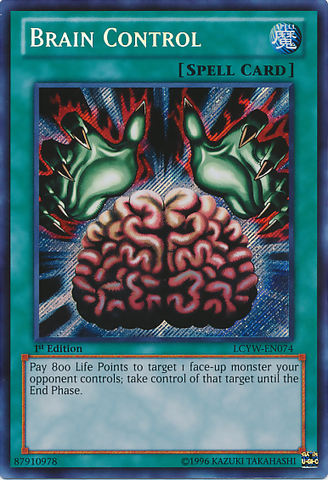Brain Control [LCYW-EN074] Secret Rare Yu-Gi-Oh!