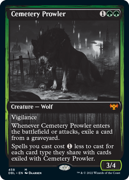 Cemetery Prowler [Innistrad: Double Feature] Magic: The Gathering