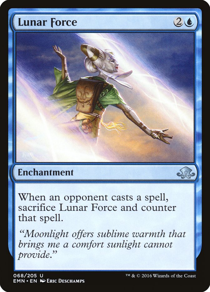 Lunar Force [Eldritch Moon] Magic: The Gathering