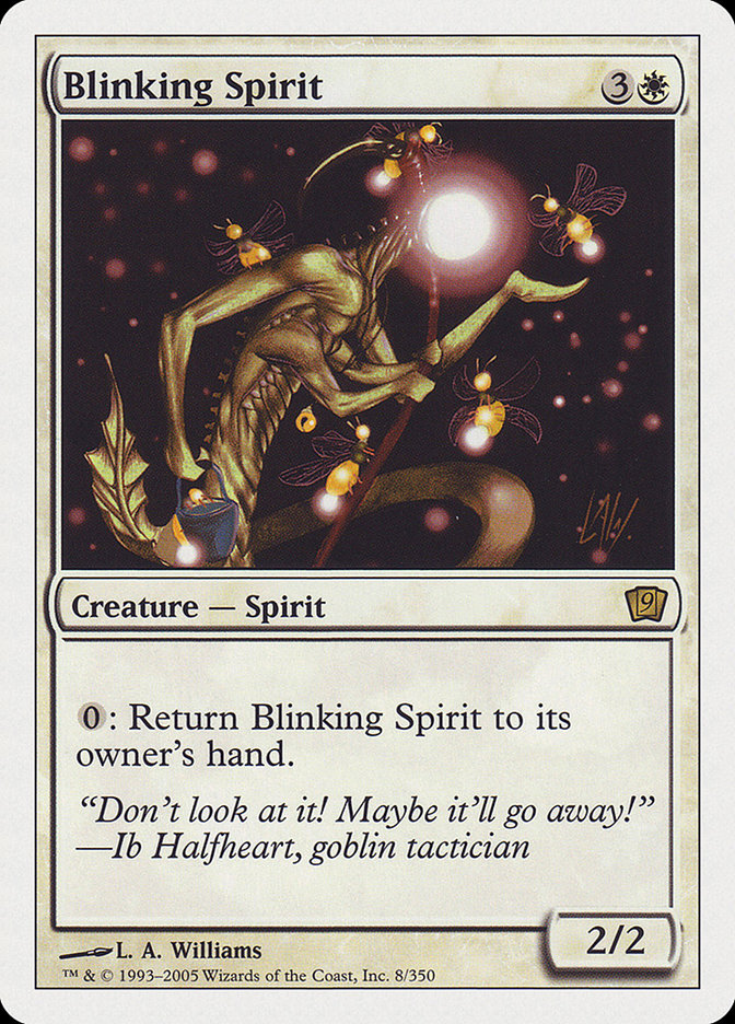 Blinking Spirit [Ninth Edition] Magic: The Gathering
