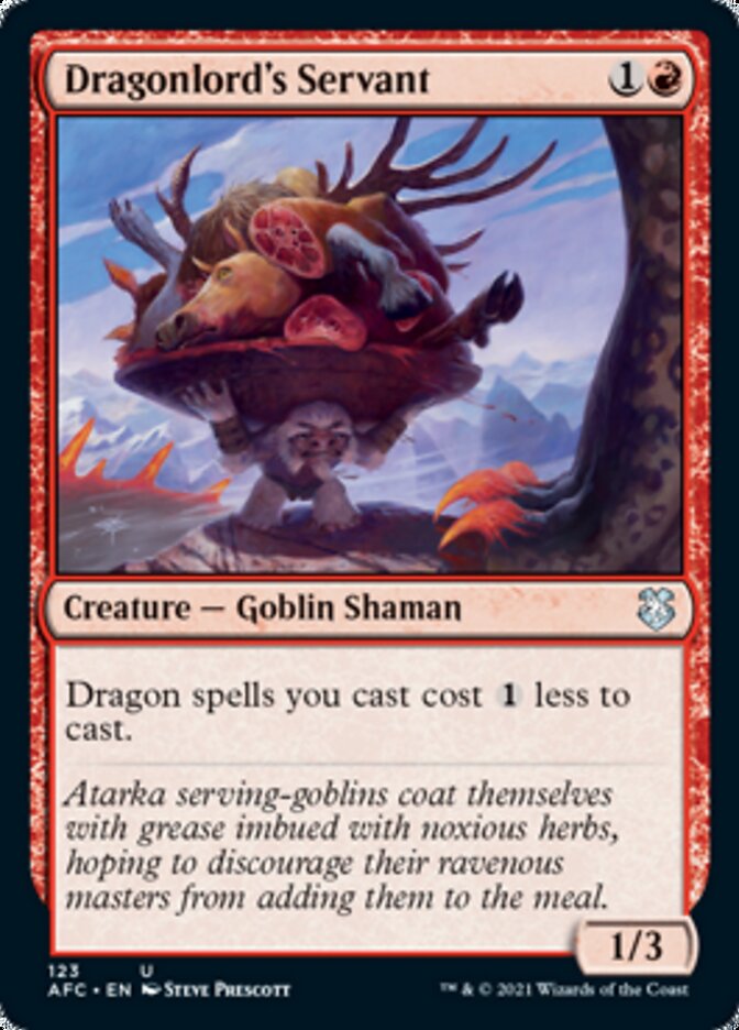 Dragonlord's Servant [Dungeons & Dragons: Adventures in the Forgotten Realms Commander] Magic: The Gathering