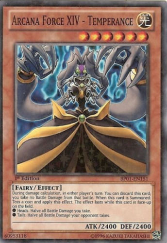 Arcana Force XIV - Temperance [BP01-EN151] Starfoil Rare Yu-Gi-Oh!