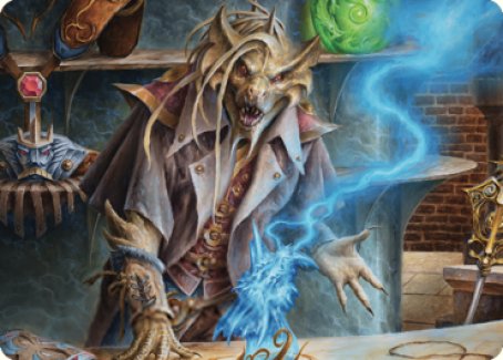 Renari, Merchant of Marvels Art Card [Commander Legends: Battle for Baldur's Gate Art Series] Magic: The Gathering