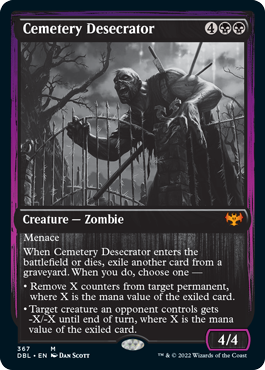 Cemetery Desecrator [Innistrad: Double Feature] Magic: The Gathering