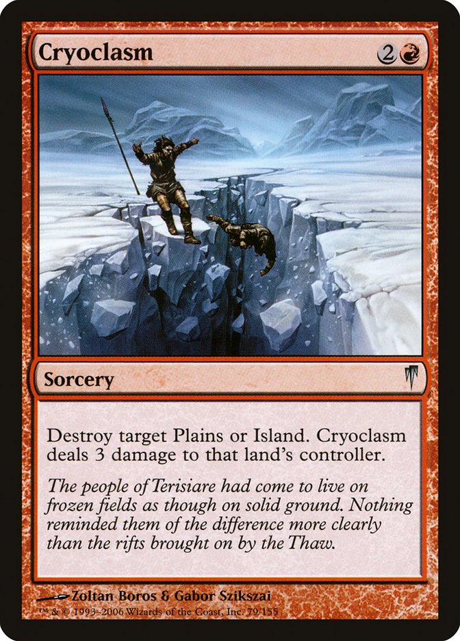 Cryoclasm [Coldsnap] Magic: The Gathering